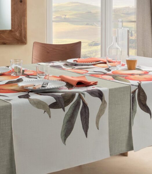 Amalfi - runner antimacchia 50x155 L'oca Nera