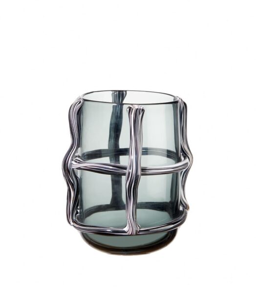 Vaso alto L'oca Nera