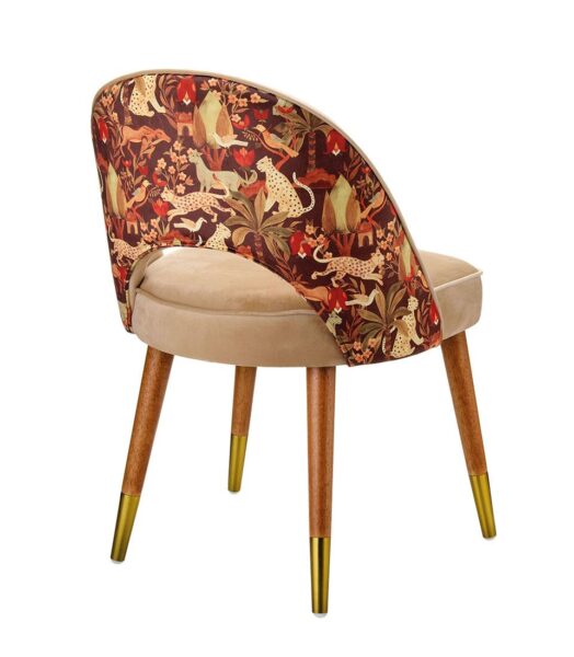 Poltroncina beige e cacao L'oca Nera