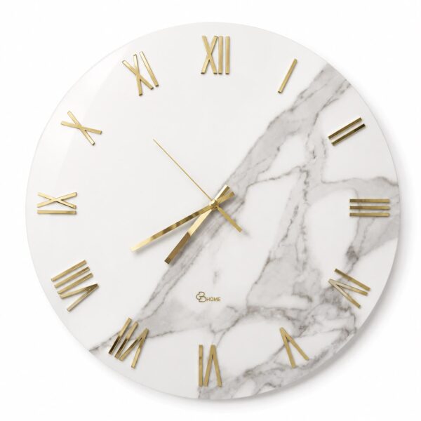Orologio In Marmo Calacatta Gold